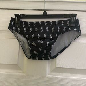 MEN’s JJ Malibu “Thunder” swim brief in size SMALL (28-30)